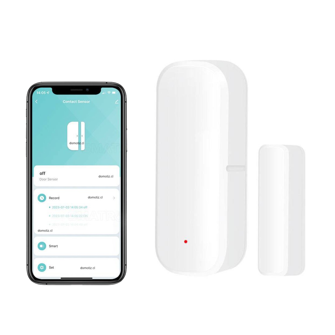 Pack De 4 Sensores WiFi Para Puertas Y Ventanas – Sin Hub, Compatible Con Alexa Y Google Assistant