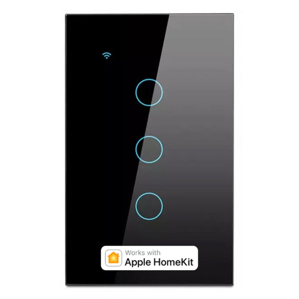 Interruptor Inteligente Wifi Triple Con/Sin Neutro Apple Homekit