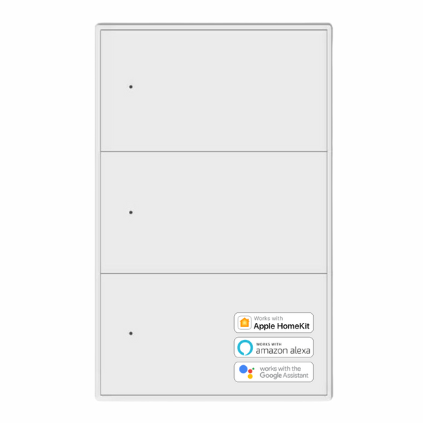 Interruptor Inteligente Triple Zigbee Sin Neutro Homekit Alexa Google Home